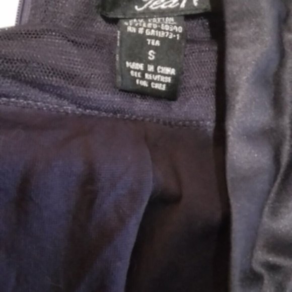 Tea/ F Elastic Strip Lace Purple Dress Size Small N - Picture 7 of 7